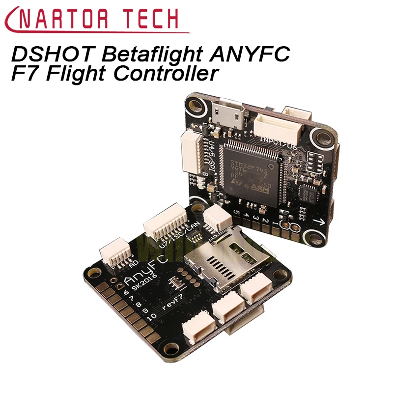 Dshot betaflight anyfc F7 полета Управление Лер STM32F745 для FPV Racing лучше чем F3 F4 Бесплатная