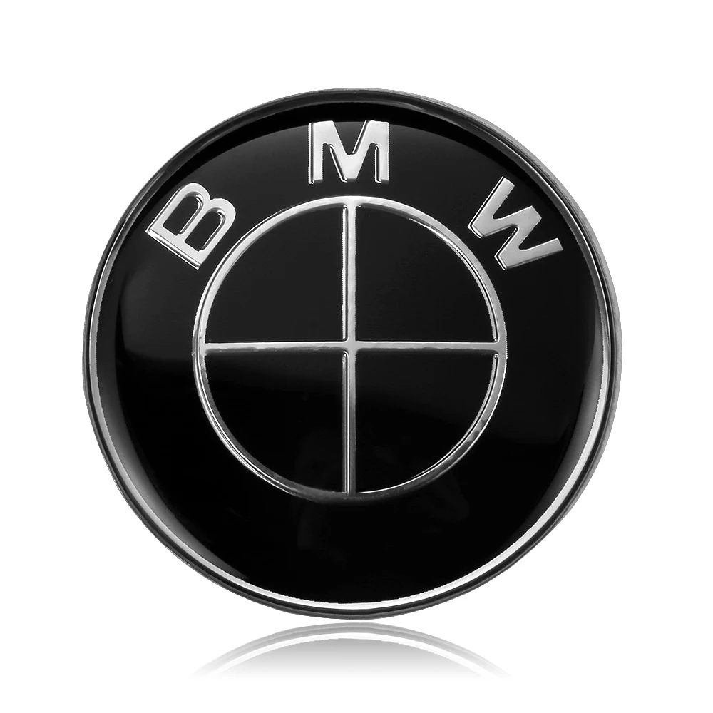 7Pcs BMW Logo Replacment 82mm 74mm Hood Bonnet Trunk Steering Wheel Center Cap BMW Badge Emblem E46 E39 E36 E60 E90 F30 E53 E34 