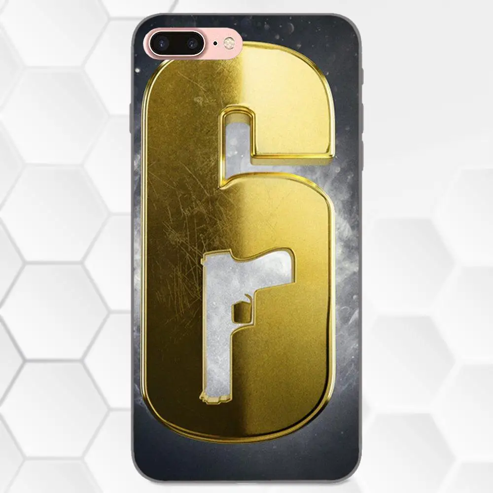 Распродажа Роскошный чехол для Apple iPhone X XS Max XR 4 5 6 6S 7 8 Plus Rainbow Six Siege|Бамперы| |