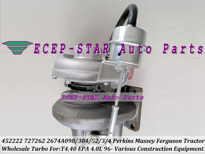

GT2052S 452222-0003 727262-0003 2674A353 2674A354 452222-0002 Turbo For Perkin Various Equipment Massey Ferguson Tractor T4.40