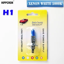 Hippcron H1 12В 55 Вт/100 Вт ксеноновые Темно-синий упаковка для блистерной карточки 1700Lm/2200Lm 5000 К кварцевые Стекло автомобильные галогеновые лампы супер белый