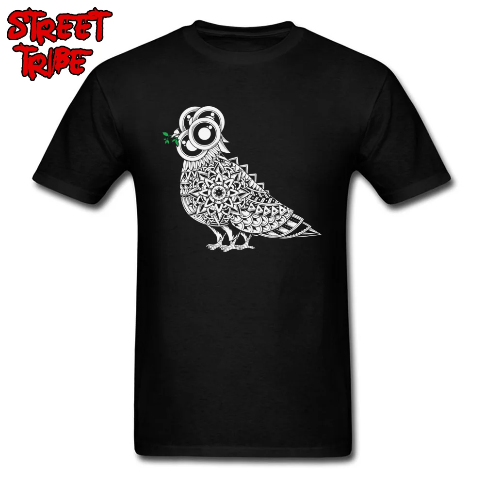 Alien Pigeon T Shirt Europe Short Sleeve 2018 Fashion Crewneck 100% Cotton T Shirt Camisa T-shirts for Men Summer Fall Alien Pigeon black