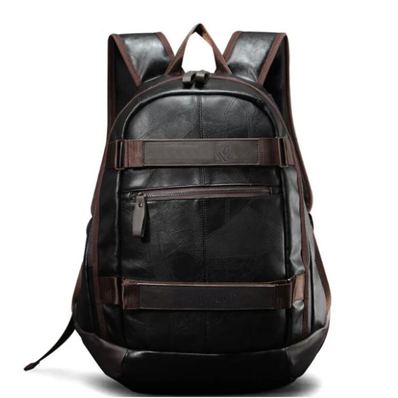 

PU Leather Laptop Backpack College School Backpack Business Backpacks Travel Backpack for Men