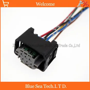 

5 PCS 6 Pin Female Auto restrictor sensor plug connector with cable,auto waterproof electrical plug for BMW,Bezn etc.car