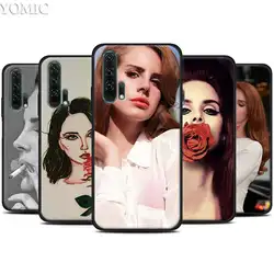 Черный силиконовый чехол Lana del Rey для huawei Honor 20 Pro 10 20 Lite 20i V20 8X 8C 8A 8 S Play Enjoy 9e 9 s