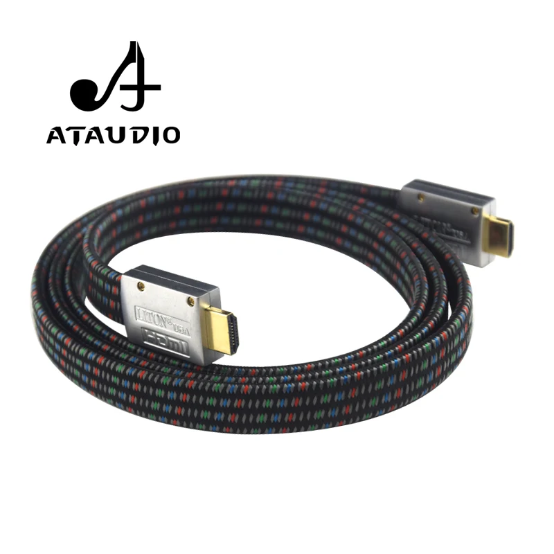 ATAUDIO Hifi HDMI кабель из чистой меди Liton Hi-end HDMI 1,4 аудио кабель