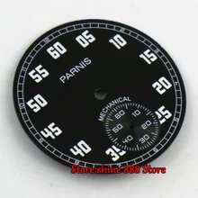 38,9 мм черные Цифры циферблата марки Калибр ETA 6498 механические мужские часы