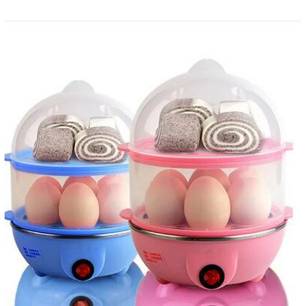 Многофункциональная двухслойная электрическая умная яйцеварка, кухонная утварь, пароварка для яиц
