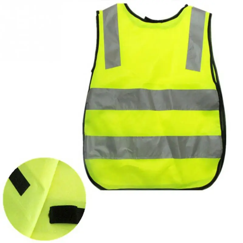 

High Quality Children Traffic Safety Vest Yellow Visibility Waistcoat Kids Childs Jackets