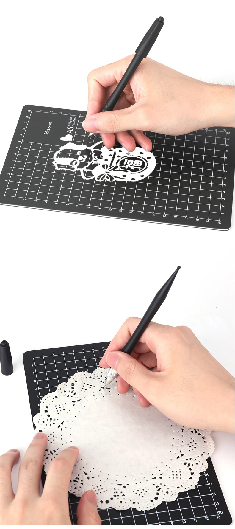 Tapete de Corte Cortador de Papel Placa de Corte do Pvc Metal Lâminas Ofício Faca a5 Retalhos Conjunto Almofada Corte Ferramentas Diy 8 9 de papel placa de corte do pvc ferramentas diy