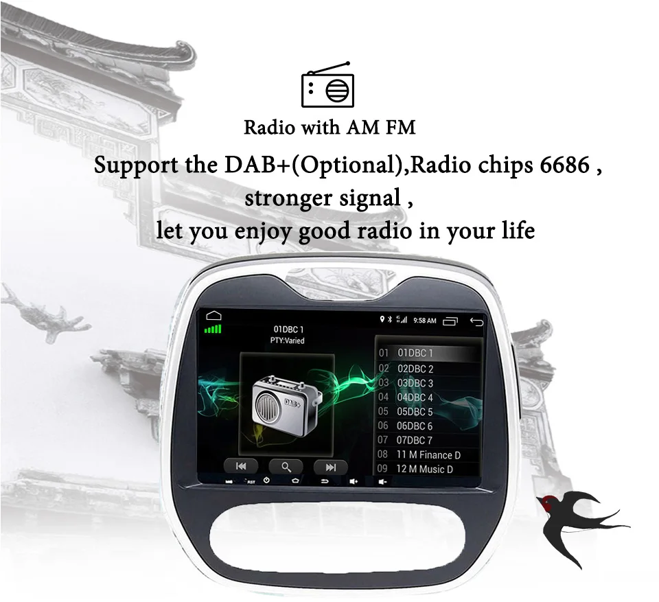 Best Octa Core 4G Android 9.0 Ips 1024*600 Screen Car Multimedia DVD Player For Renault Capture MT 2011-2018 Radio Tapes GPS Recorder 4