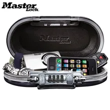 дешево! Master Lock Портативный Сейф Пароль Блокировка Мини-Сейфы Ювелирные Изделия Наличные Карты