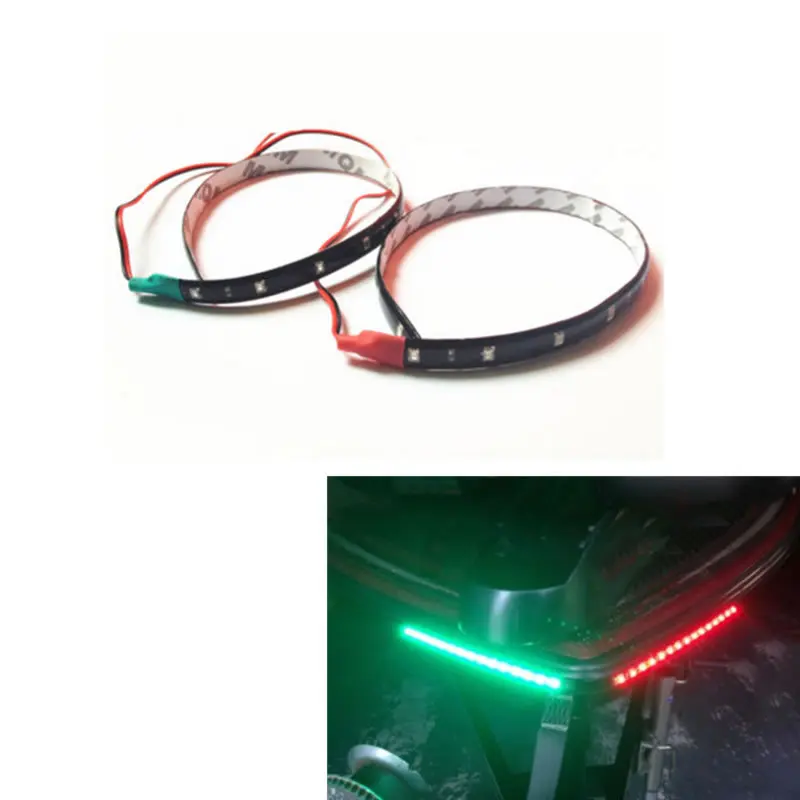 BOAT LED BOW LIGHTING RED & GREEN NAVIGATION LIGHT MARINE LED CANOE