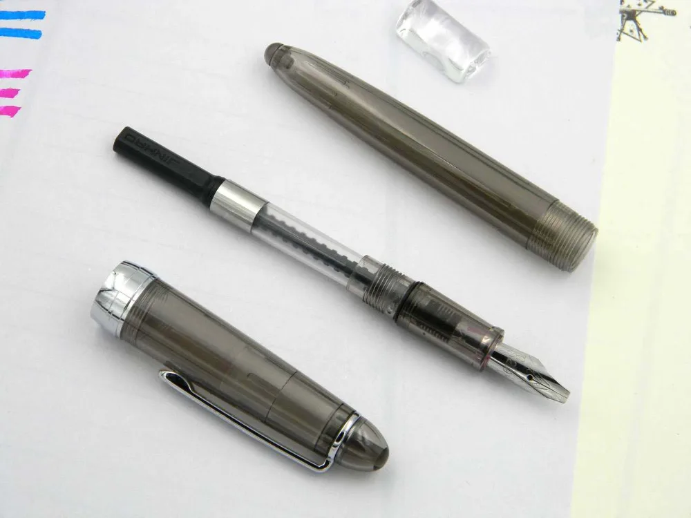 JINHAO перьевая ручка 992 пластик прозрачный поворот клип классический авторучка