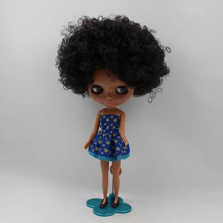 Neo Blythe Doll Black Hair with Takara RBL Scalp Dome 1