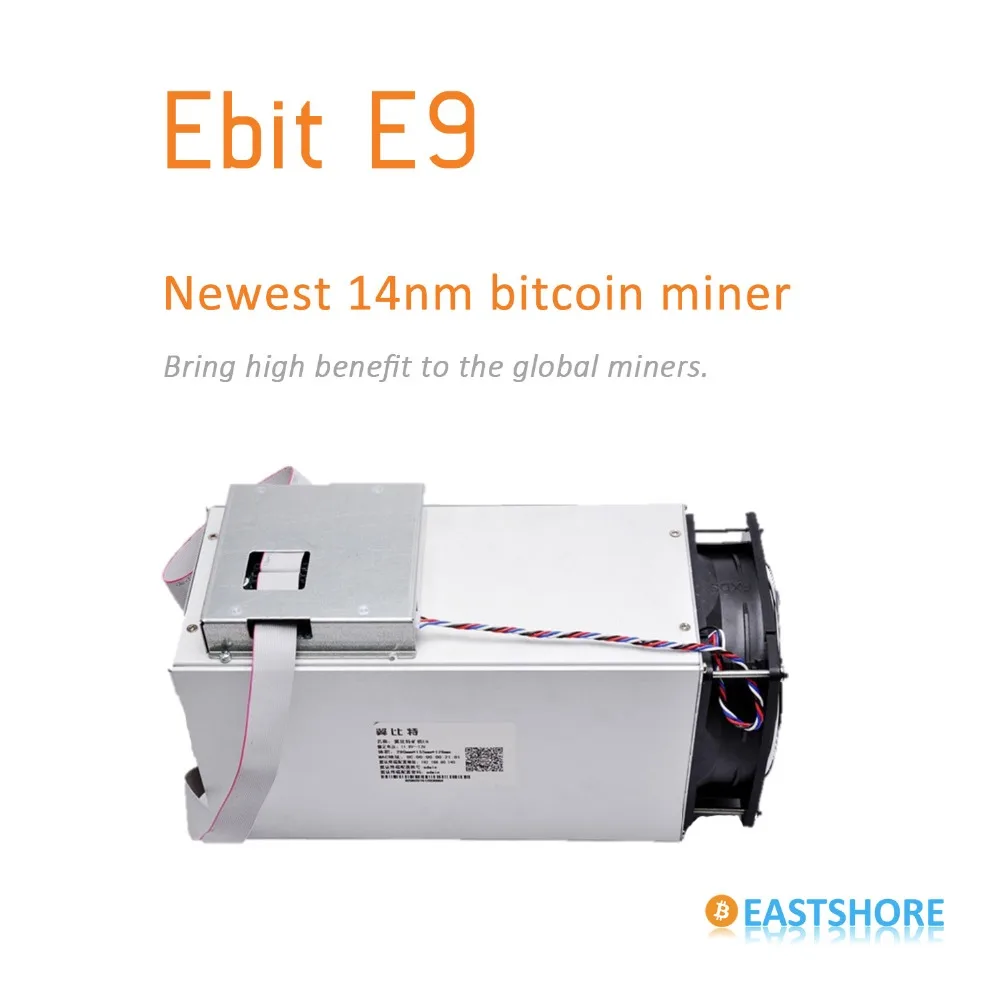 [Продано] Биткойн Майнер Ebit E9 6.3TH Asic шахтер новые 14nm Btc Майнер лучше чем Antminer S7