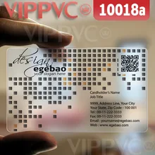 10018 id card maker-матовые лица прозрачная карта тонкий 0,36 мм