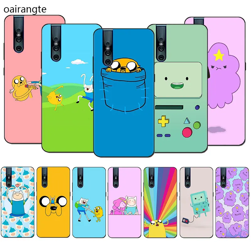 

adventure time cute Beemo BMO Jake Silicone phone case for VIVO V15 V11 Pro V9 V7 V5 Y17 Y55s Y69 Y71 Y81s Y91C Y93 Y66