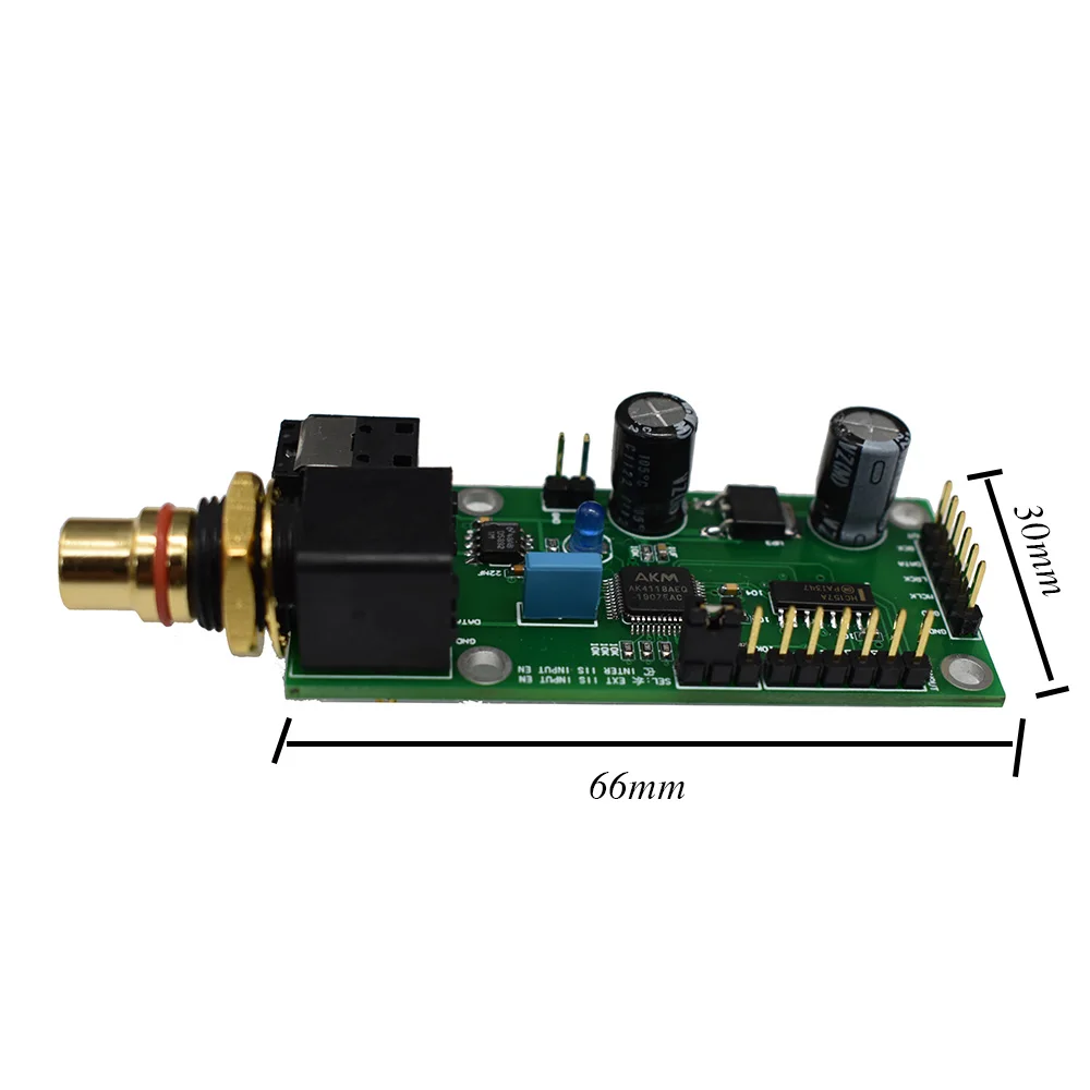 Lusya AK4118 к IIS коаксиальный волоконный вход поддержка 24 бит 192 кГц DC 5 В T0630