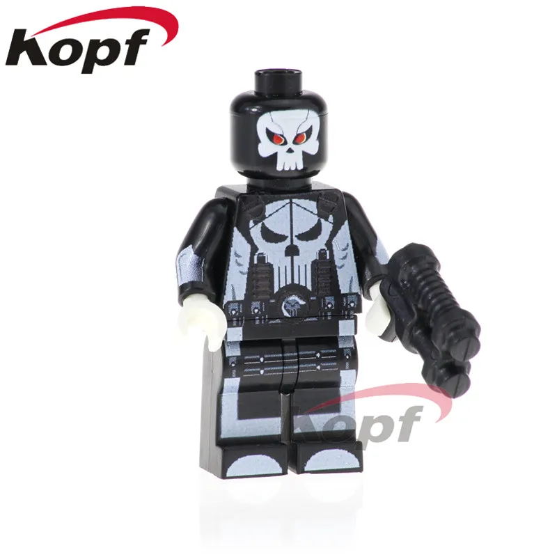 

PG1507 Super Heroes Infinity War Avengers 3 Punisher Dick Grayson Thanos Hawkeye Building Blocks Education Children Gift Toys