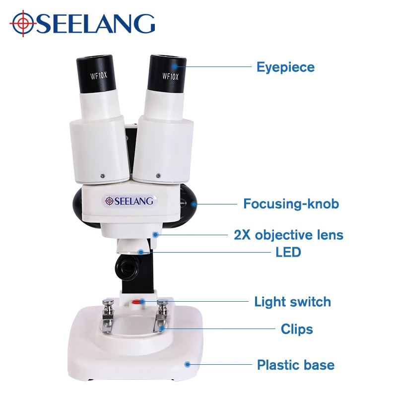 Zoom 20x 50X professional Soldering Binocular HD stereo microscope up/down LED light smartphone pho