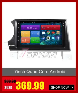 Topnavi 10," 4 ядра Android 6,0 Автомобильный мультимедийный для Highlander 2009 2010 2011 2012 2013 авто, без DVD