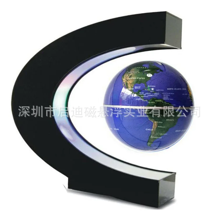 Magnetic Floating Globe World Map teaching resources home Office Desk Decoration School supplies Magnetic levitation globe 1pc - Цвет: 220V