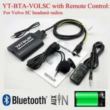 Yatour Bluetooth MP3 телефонный звонок hands free kit BTA с пультом дистанционного управления для Volvo SC головное устройство радио