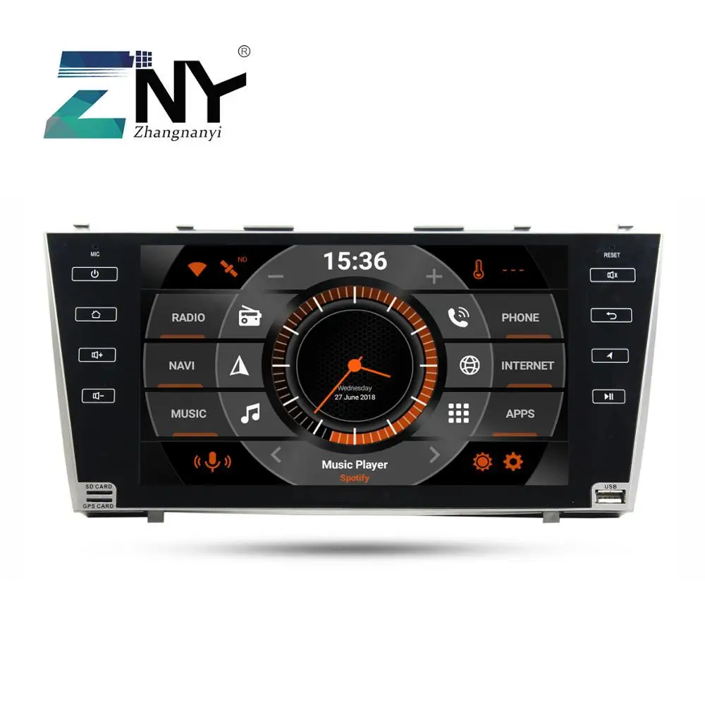 9 &quotips в тире 2 Din Android 0 автомобильный стерео gps для Toyota Camry 2007 2008 2009 2010 2011 Авто