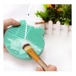 Newest 1PC Makeup Brush Quick Cleaning Tool Cosmetic Brushes Easily Washing Silicone Make Up Brush Color Removal Sponge Dual Use Newest 1PC Makeup Brush Quick Cleaning Tool Cosmetic Brushes Easily Washing Silicone Make Up Brush Color Removal Sponge Dual Use