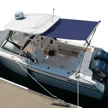 

2.1*2.1*1.5m Boat Stern Shade Kit Extension For T-Top & Cabin Boat With Stainless Steel Telescopic Poles MA 045-5