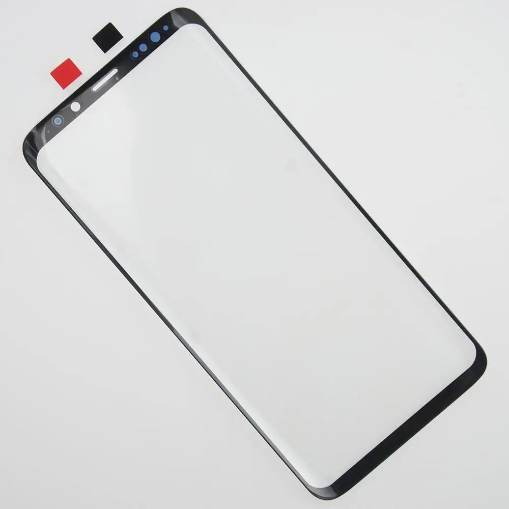 S8 S9 Plus Черный Сменный передний внешний экран стекло объектив для samsung Galaxy Note 8 9 сенсорная панель стекло Ремонт Клей Инструменты
