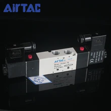 5 Way 3 позиции 1/" IP65 пневматический направленный Управление электромагнитные клапаны DC 24 V AC 220 V 110 V 12 V 4V230C-08 AirTac