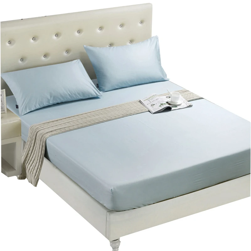 

New Arrival Home Bed Sheet Fitted Sheet Elastic Band Mattress Cover Bed Cover Hotel Non-slip Fitted Sheet Bedding Bedspread