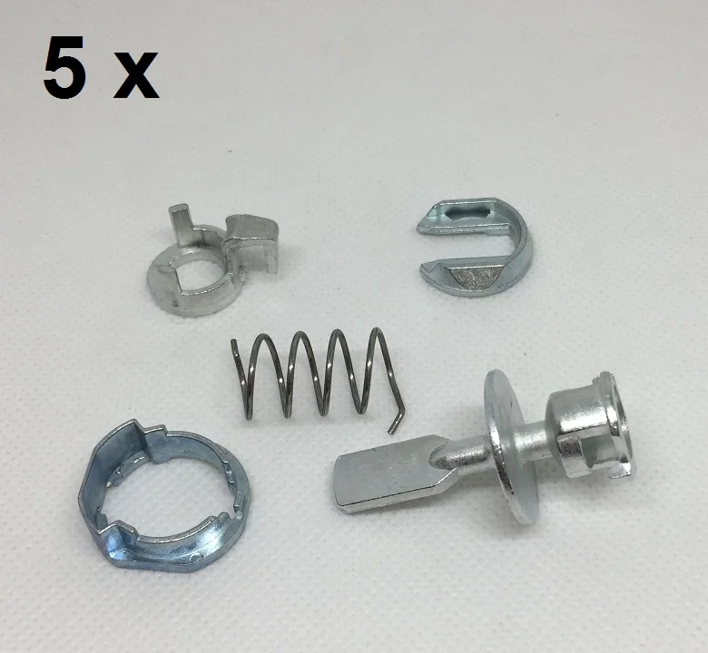 

5PCS Car Iron Door Lock Cylinder Repair Kit For VW SHARAN SEAT ALHAMBRA For FORD GALAXY FRONT LEFT RIGHT OE# 6K0837223A