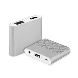 Baseqi для iPhone/Android телефон Универсальный HDMI видео кабель Ipad Tablet очередь VGA соединения ТВ проекция инструмент конвертер
