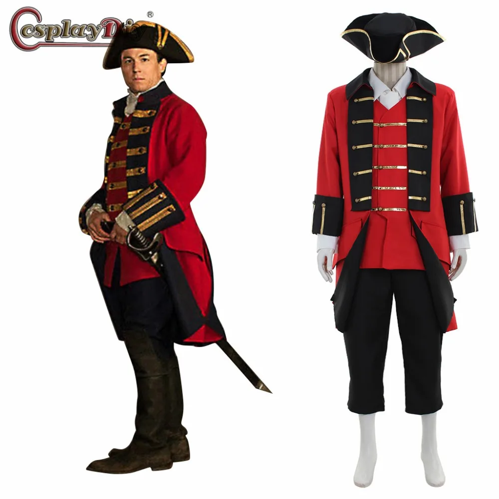 

Cosplaydiy Outlander Jonathan Randall Cosplay Costume Medieval Style Man Uniform Outfit Halloween Carnival Party Custom Made