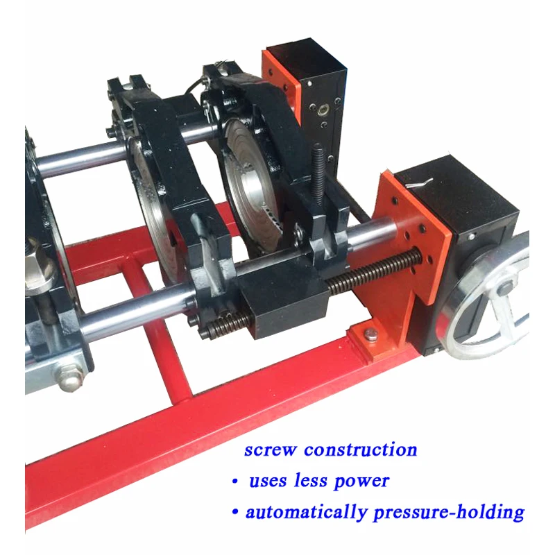 New CE Screw style Pipe Fusion Welder Tool 63-160mm PE PPR PB PVDF HDPE Butt Fusion Welding Machine Piping Hot Melt Engine 6