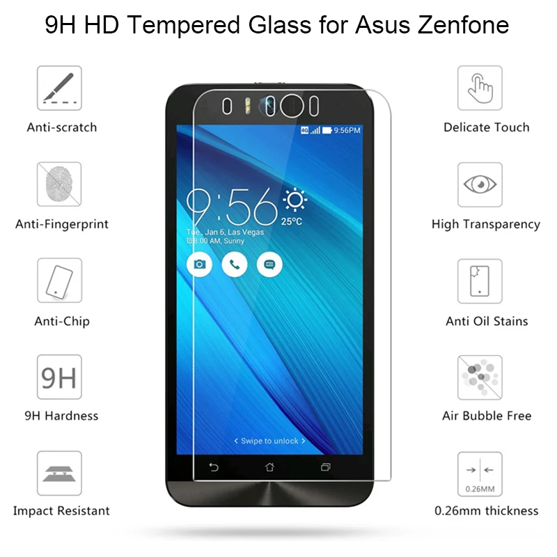 Жесткое Переднее стекло для Asus ZB601KL ZC451TG ZC500TG защитное Для Zenfone ZC520KL ZC520TL ZC553KL ZC551KL