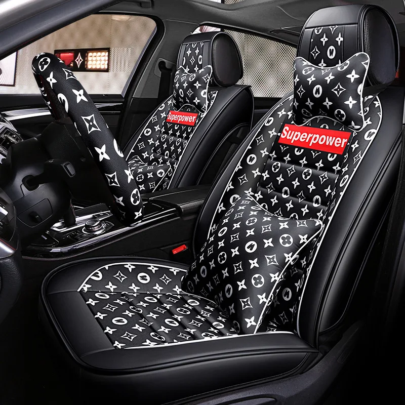 

Fashion decoracion para coches asientos leather car seat cover car seat covers universal Basic Function Cuscino Auto