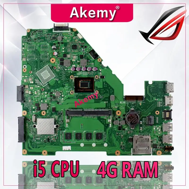  Akemy X550CA Laptop motherboard for ASUS X550CA X550CC X550CL R510C Y581C X550C X550 Test original 