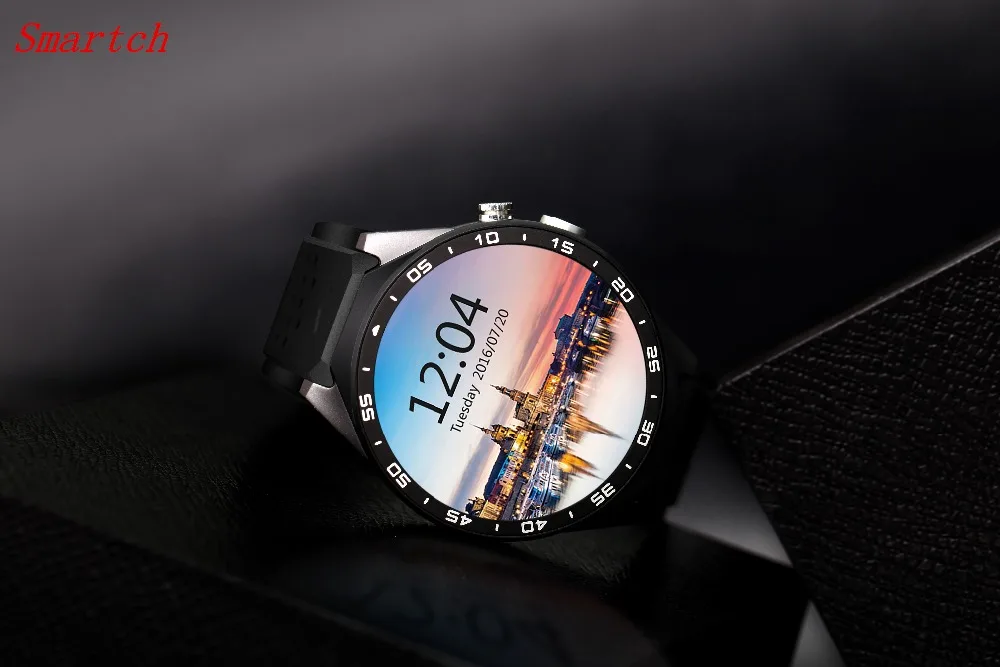 

Smartch KW88 Smart Watch Android 5.1 OS MTK6580 Quad Core 400*400 Smartwatch 3G WiFi GPS Heart Rate Wristwatch Reloj Inteligente