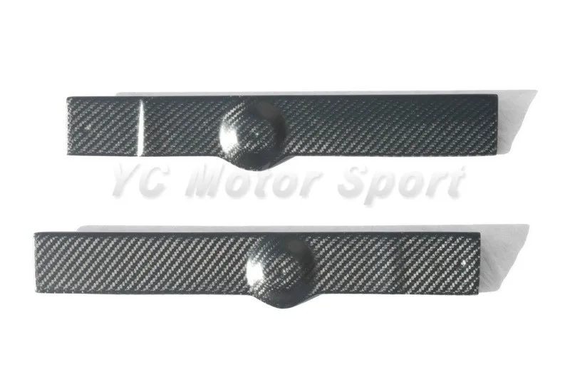 2008-2014 Nissan R35 GTR CBA DBA Varis '13 Ver. Style Rear Under Skirt Diffuser Vertical Fins CF Matte Finish (13)