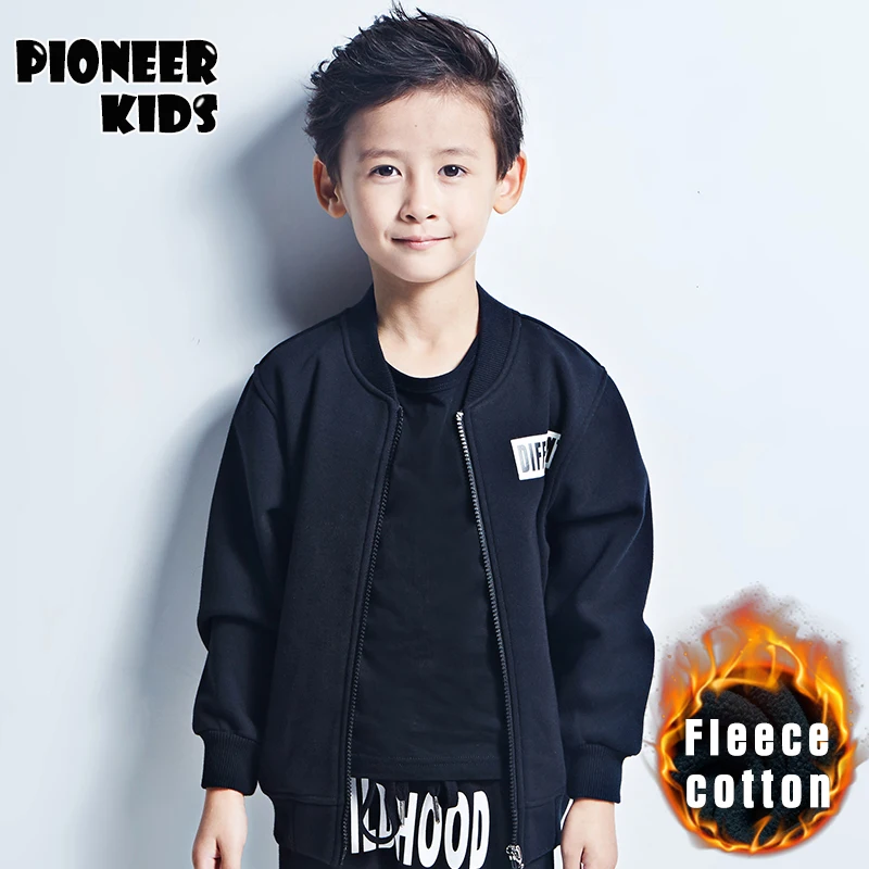 

Pioneer Kids 2016 New arrived Spring/autumn school boy jackets Kids Clothes Children outerwear big Boys baseball Suit
