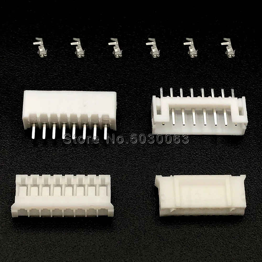 300pcs=30Sets PH2.0 2.0mm Pitch 8p 8pin Male female Terminal Kit/Housing/Pin Header Straight JST Wire Connectors Adaptor Kits |