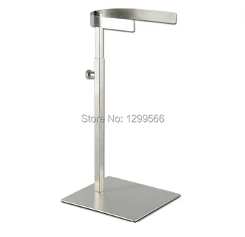 

Hot sale stainless steel boots display stand adjustable matel high boots snow boots Shoe display stand holder rack
