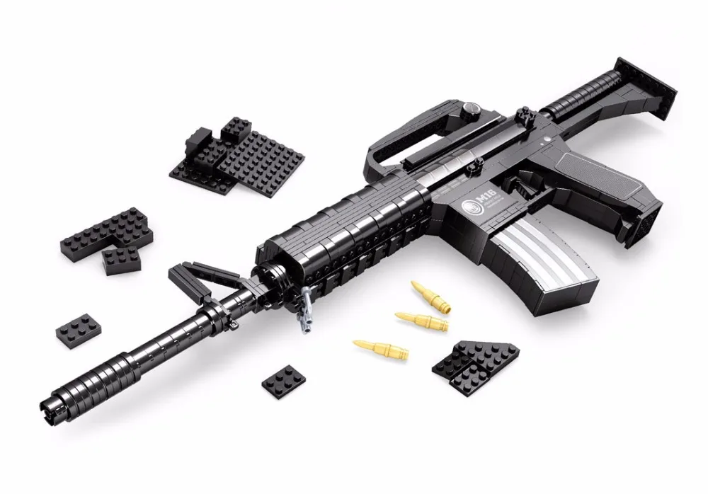 Ausini Technic Military Series the M16 Assault Rifle Model Building