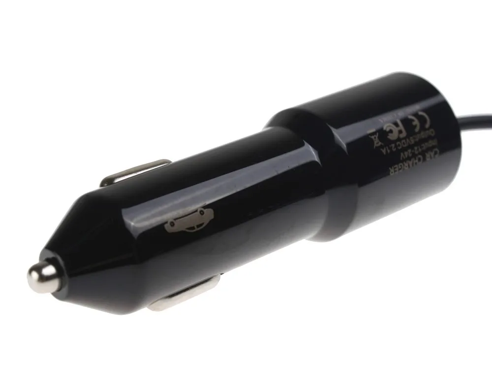 5V 2.1A быстрый зарядный микро удлиненный USB мини автомобильное зарядное устройство кабель для Android телефона samsung LG htc