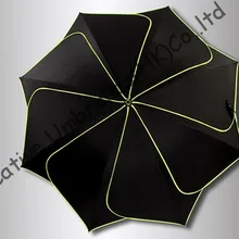 Зонты с листьями лотоса, солнцезащитный крем, UPF> 50+, черное покрытие, TWAIWAN formosa тафта, УФ-защита, вращающаяся флуоресцентная желтая трубка