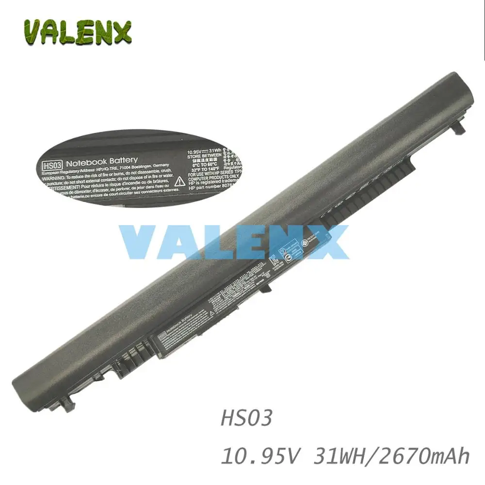 10 95 V 31WH Аккумулятор для ноутбука OEM HS03 hp павильон 15 15q г 14q 14g 255 245 250 G4 240 HSTNN LB6V/LB6U 807611